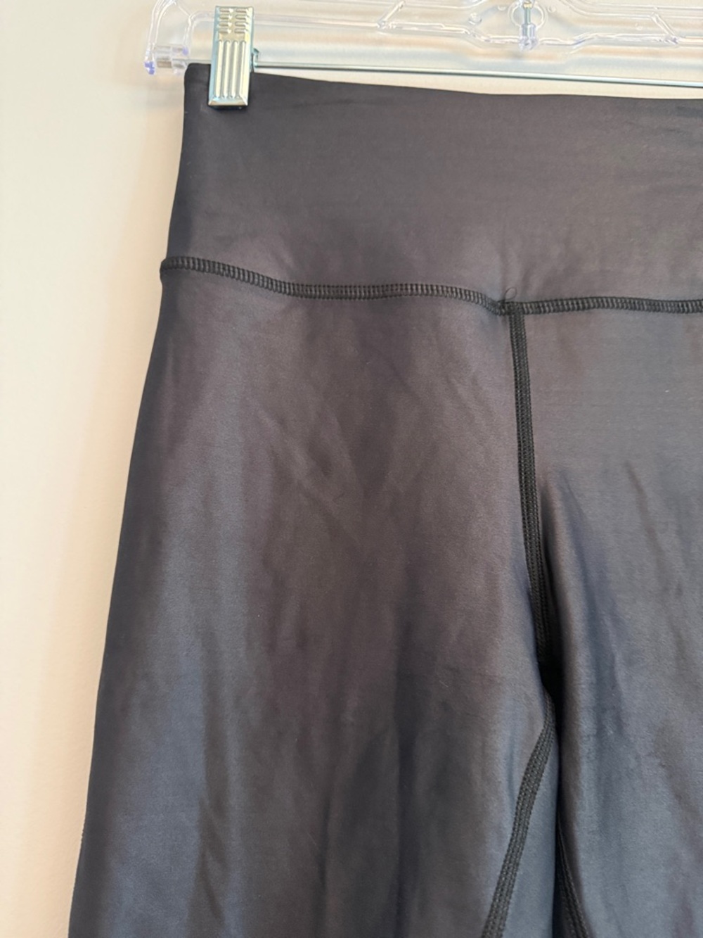 Zyia Active Black Reflective Metallic Light N Tight High Rise Leggings 4 - Picture 4 of 12